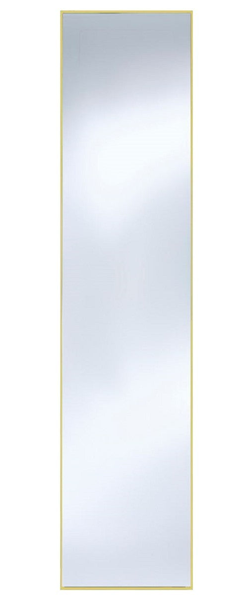 Wandspiegel mit mattgoldem Aluminiumrahmen 40 x H. 175 cm - Luxus Spiegel