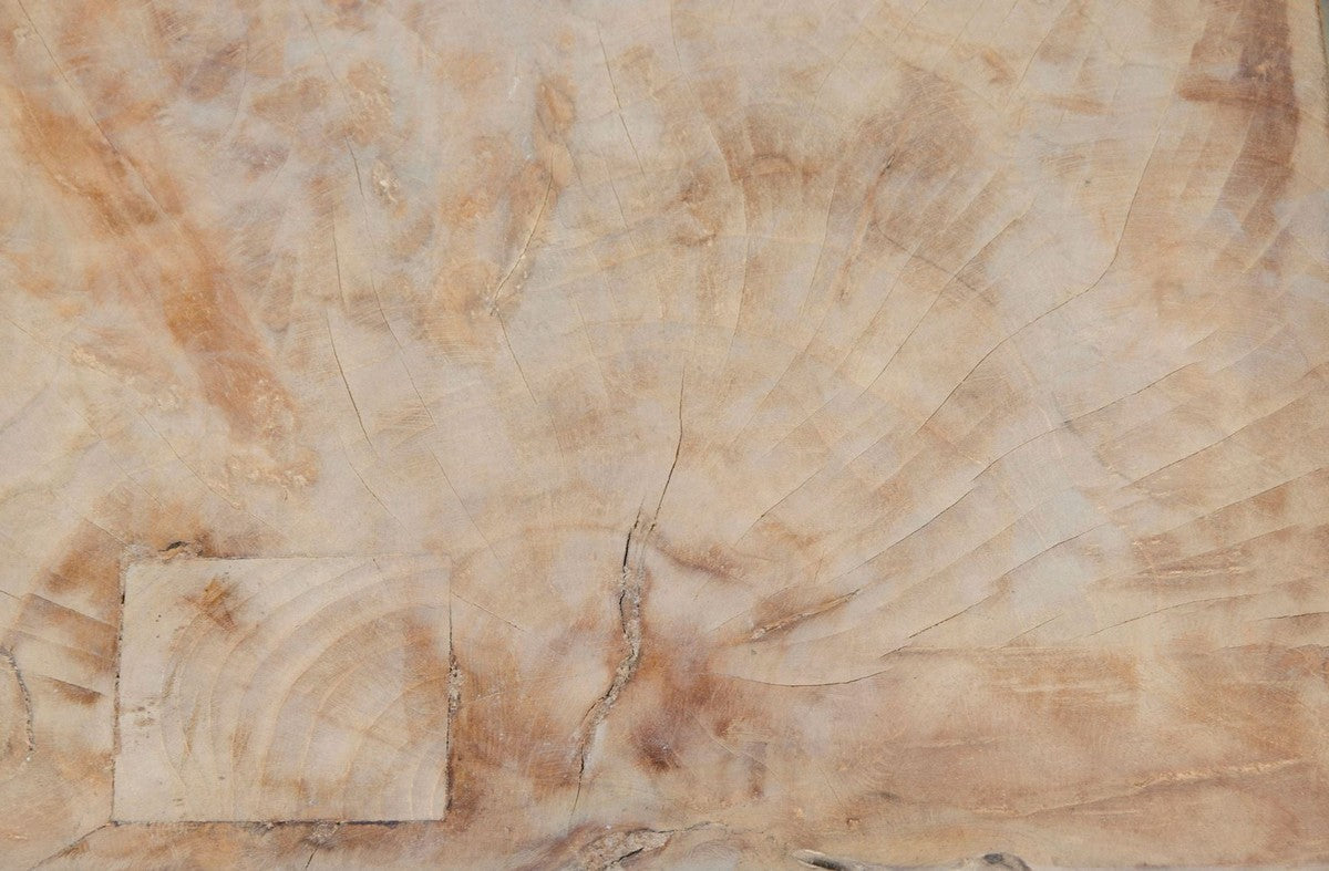 Wohnzimmer Beistelltisch Naturfarben 31 x 31 x H. 40 cm - Luxus Kollektion