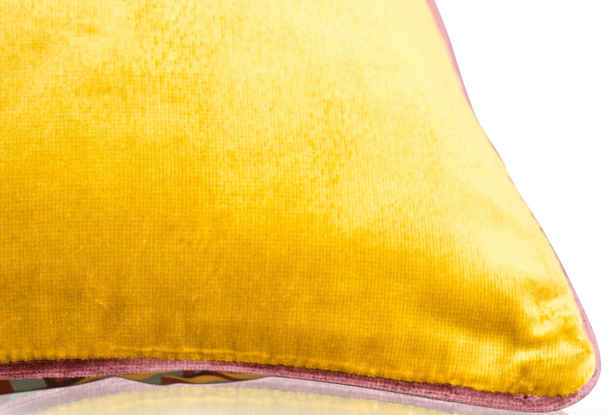 Wohnzimmer Deko Kissen 2er Set Mehrfarbig 50 x 50 cm - Luxus Kollektion