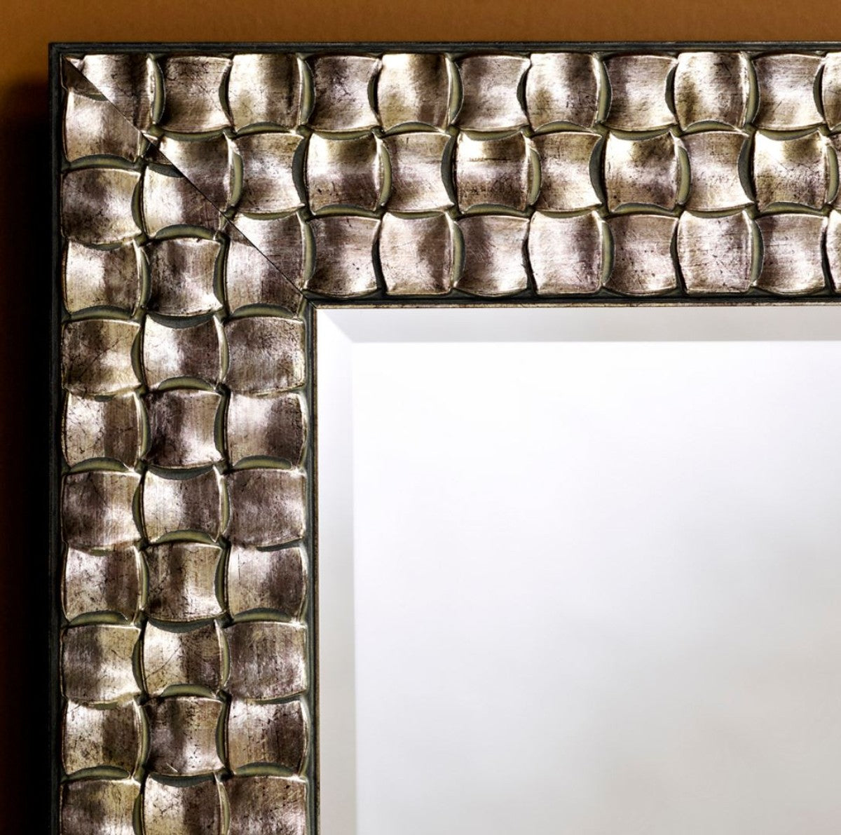 Wohnzimmer Wandspiegel Silber 71 x H. 98 cm - Luxus Spiegel