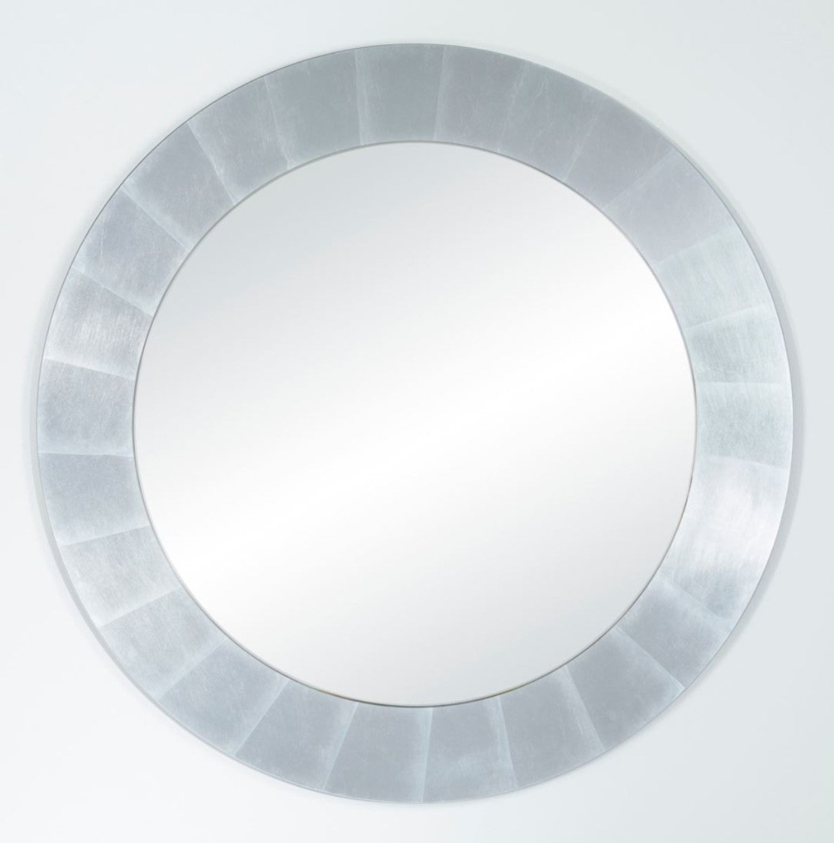 Wohnzimmer Spiegel Silber Ø 110 cm - Luxus Kollektion