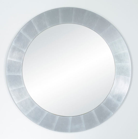 Wohnzimmer Spiegel Silber Ø 110 cm - Luxus Kollektion