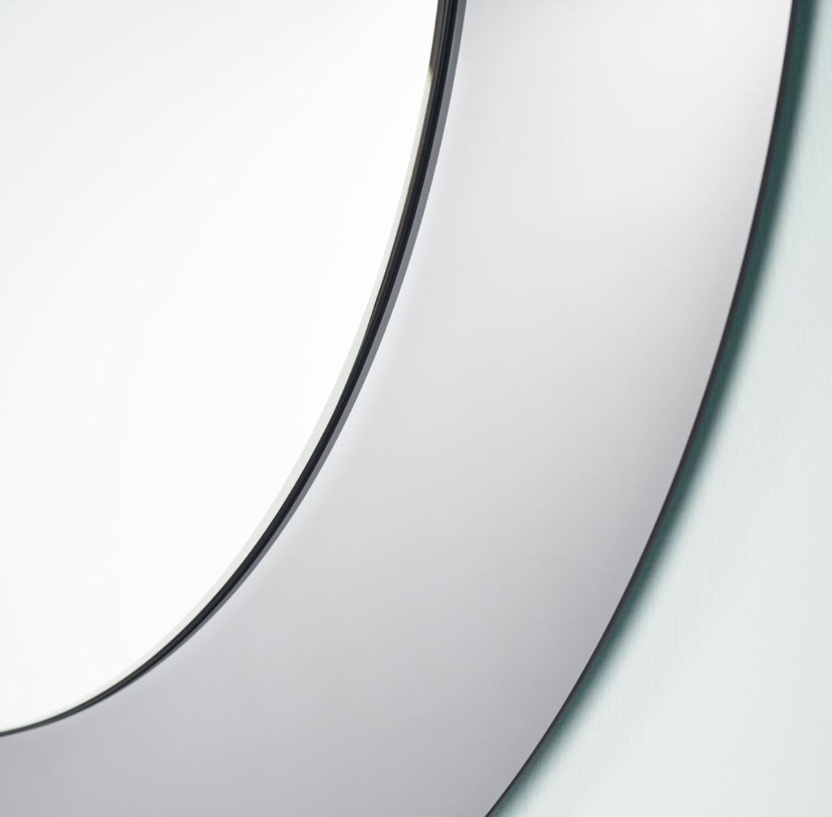 Wohnzimmer Spiegel Grau Ø 110 cm - Luxus Qualität