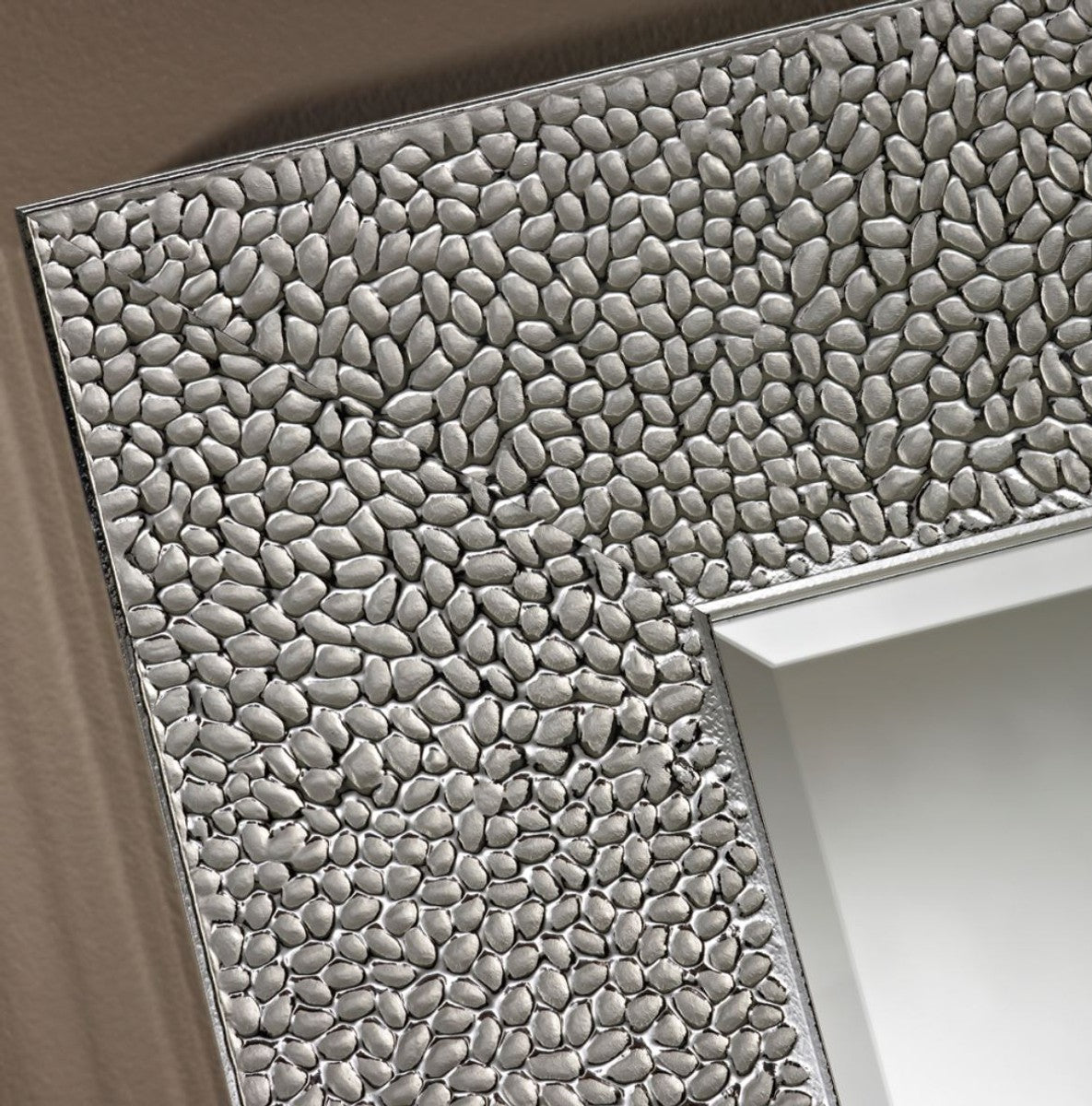 Wohnzimmer Spiegel Silber 76 x H. 176 cm - Luxus Kollektion