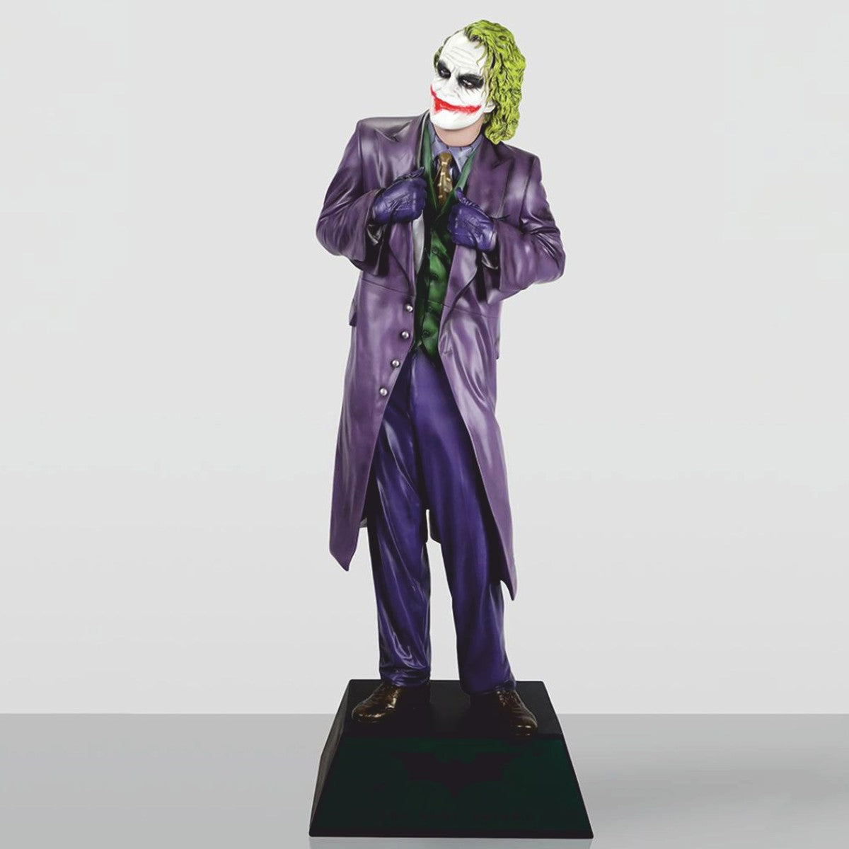 XXL Deko Skulptur Lila / Grün H. 215 cm - Lebensgroße Deko Figur