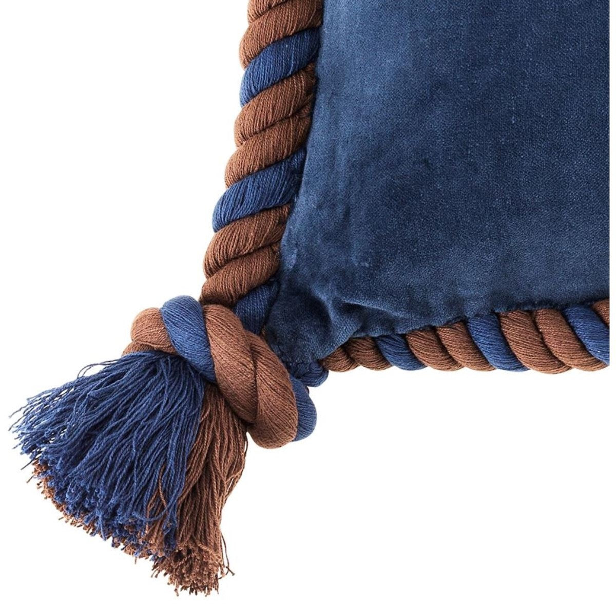 Zierkissen 3er Set marine blau - Luxus Wohnzimmer / Hotel Kollektion