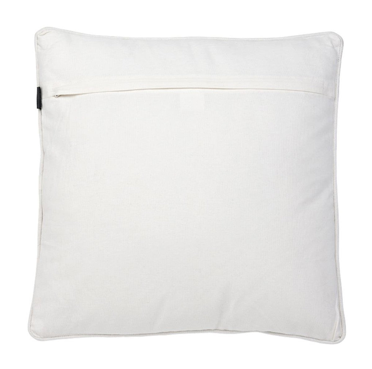 Zierkissen in weiß / orange / rot 50 x H. 50 cm - Luxus Wohnzimmer Accessoires