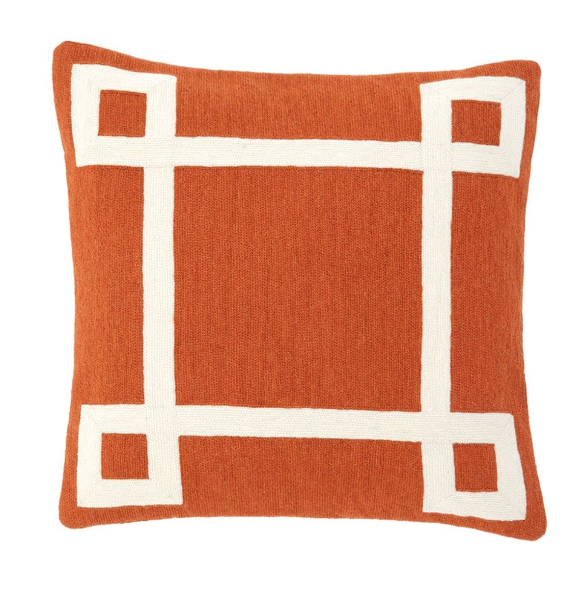 Designer Zierkissen Orange 50 x H. 50 cm - Luxus Kissen