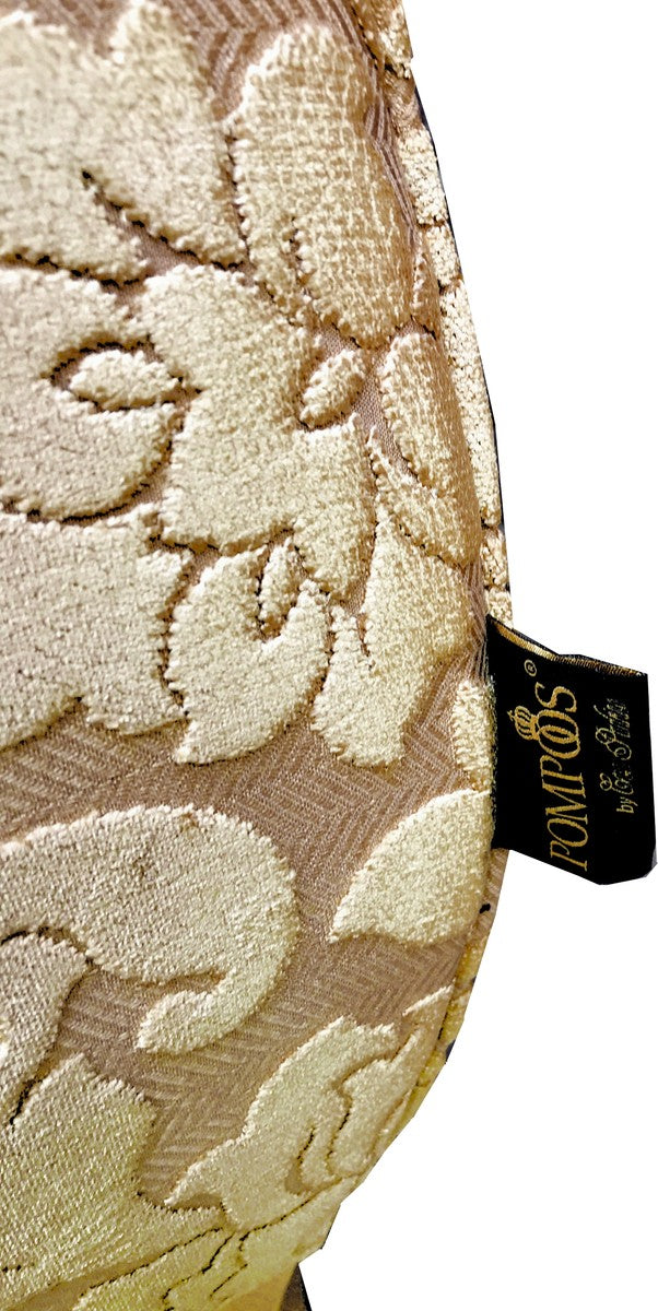 Extravaganter Pompöös by Luxus Designer Sessel von Harald Glööckler Gold Bouquet Muster / Gold - Pompööser Barock Sessel