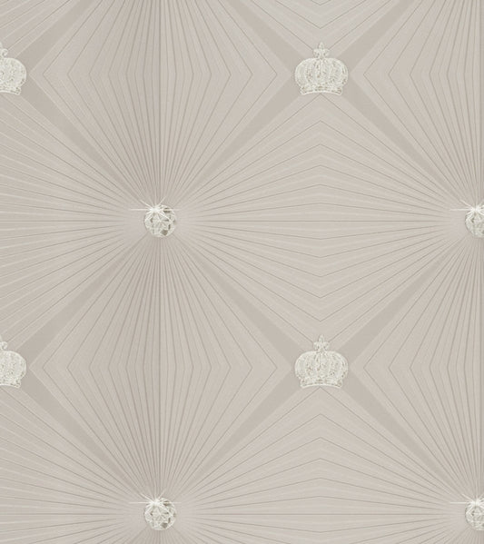 Harald Glööckler Designer Barock Vliestapete 54404 - Deux - Beige / Creme