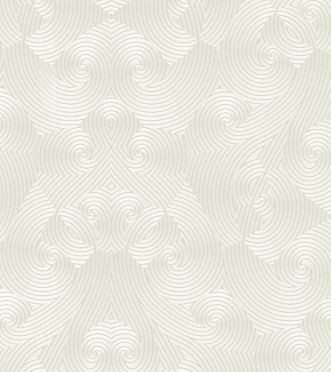 Harald Glööckler Designer Barock Vliestapete 54463 - Weiß / Metallic