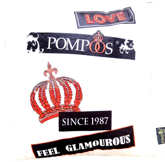 Harald Glööckler Designer Deko Kissen Pompöös by mit Glitzersteinen Feel Glamourous