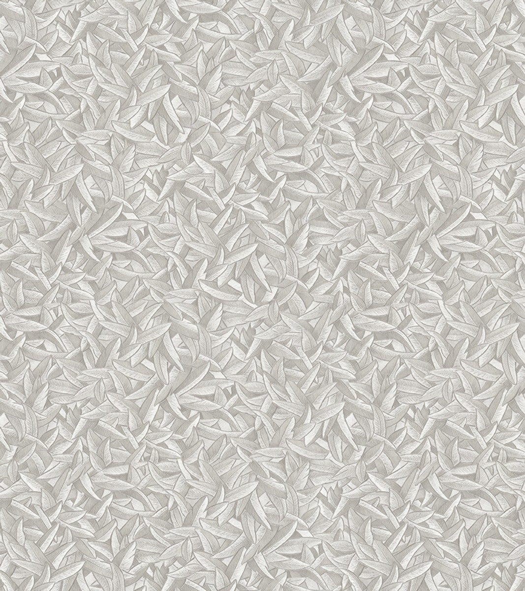 Harald Glööckler Imperial Barock Tapete 54844 - Creme/Hellgrau - Federn