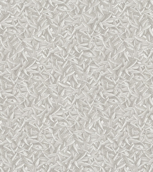 Harald Glööckler Imperial Barock Tapete 54844 - Creme/Hellgrau - Federn