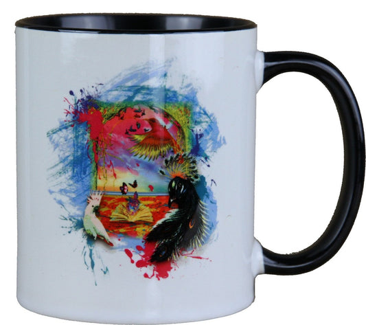 Harald Glööckler Pompöös Tasse Papagei Bunt - designed by Harald Glööckler