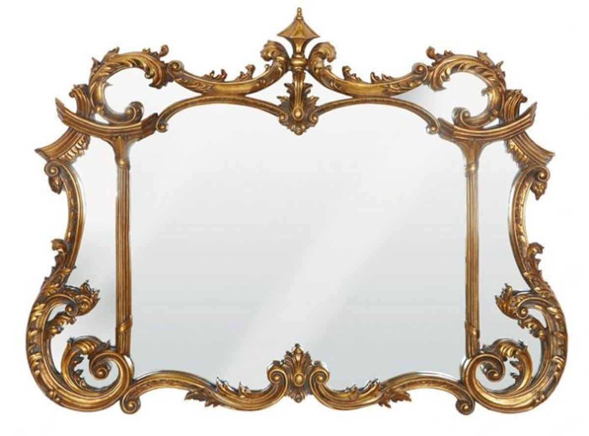 Barock Wandspiegel Gold H 99 cm, B 128 cm - Edel & Prunkvoll