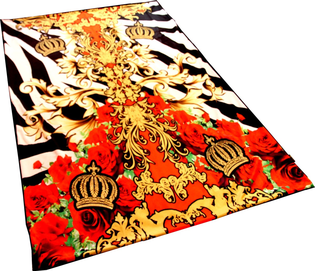 Luxus Wohndecke Pompöös by Barock Crowns & Roses von Harald Glööckler mit Glitzersteinen