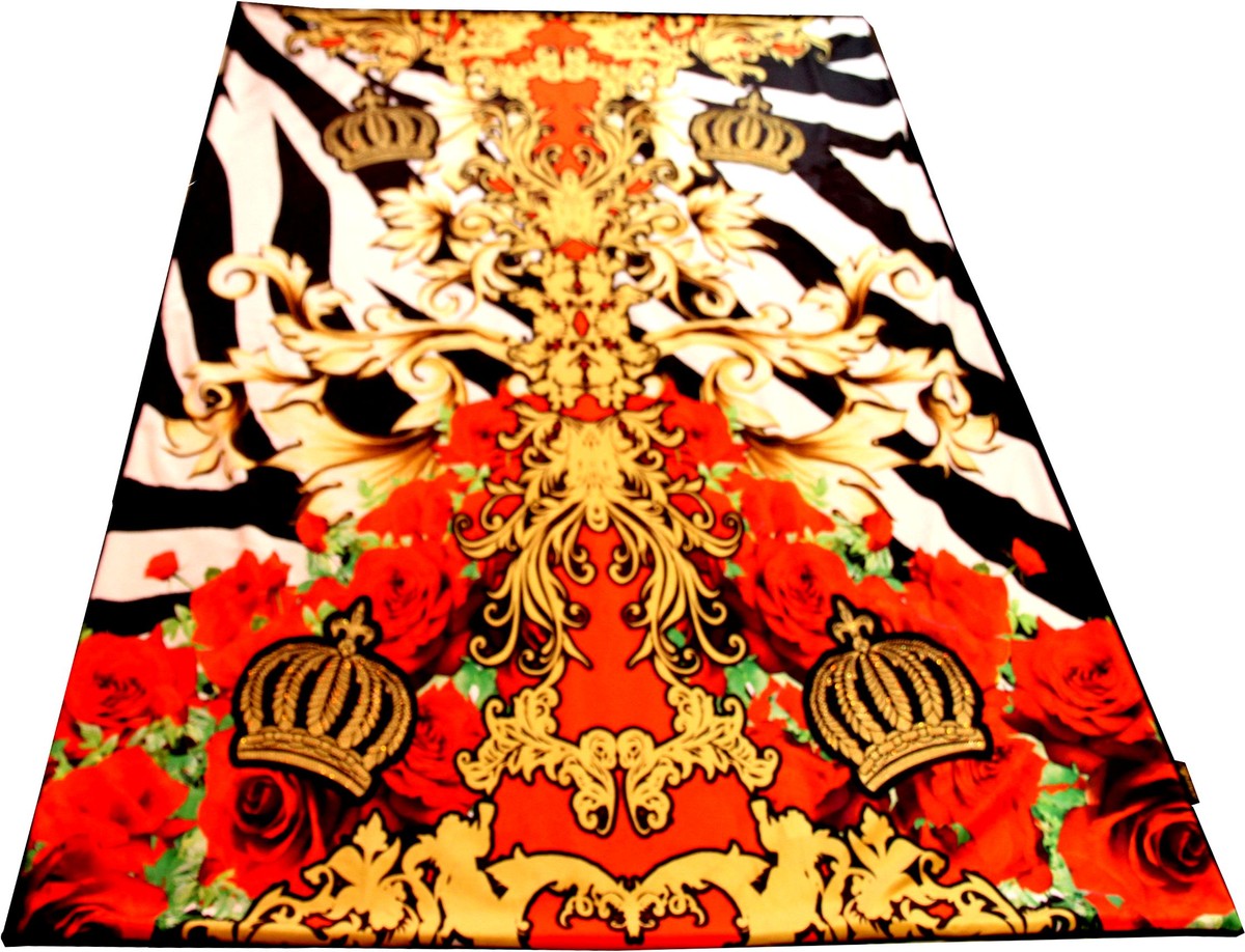 Luxus Wohndecke Pompöös by Barock Crowns & Roses von Harald Glööckler mit Glitzersteinen