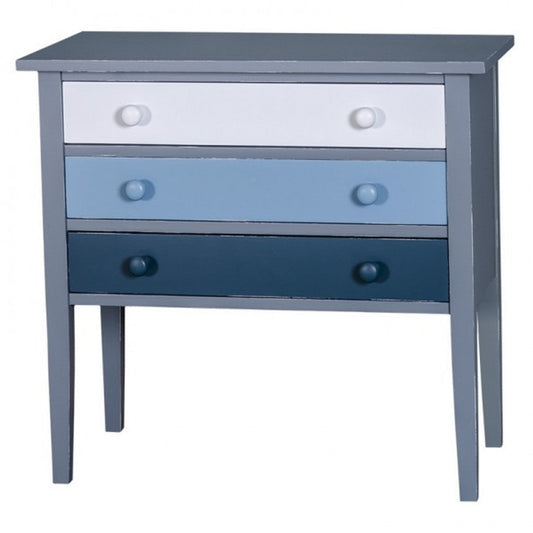 Jugendstil Kommode 80cm - Landhaus Stil Sideboard Schrank