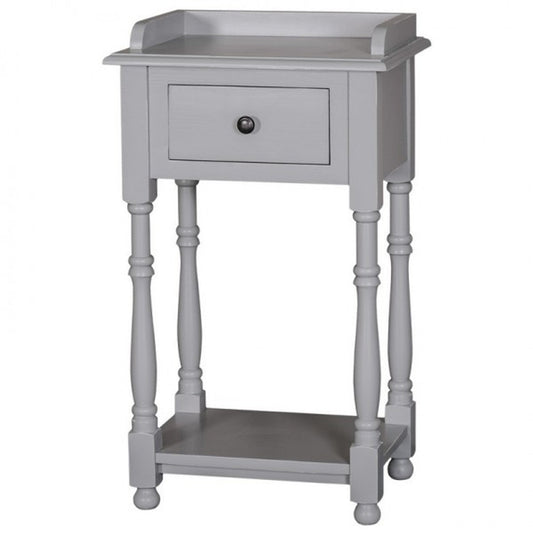 Barock Kommode mit 1 Schublade 45 cm - Jugendstil Landhaus Stil Möbel - Nachttisch Schrank