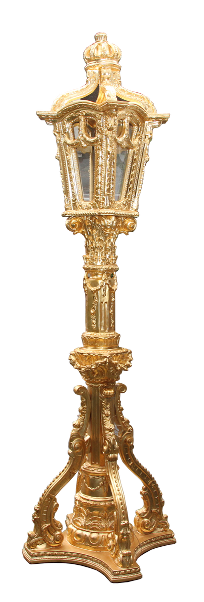 Pompöös by Barock Laterne / Stehleuchte Gold - Pompööse Barock Laterne designed by Harald Glööckler