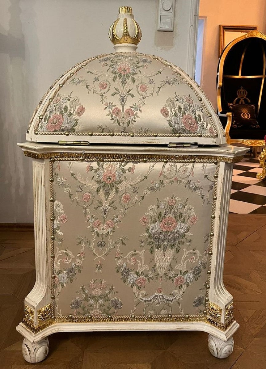 Pompöös by Barock Katzenhaus Silber / Creme - designed by Harald Glööckler