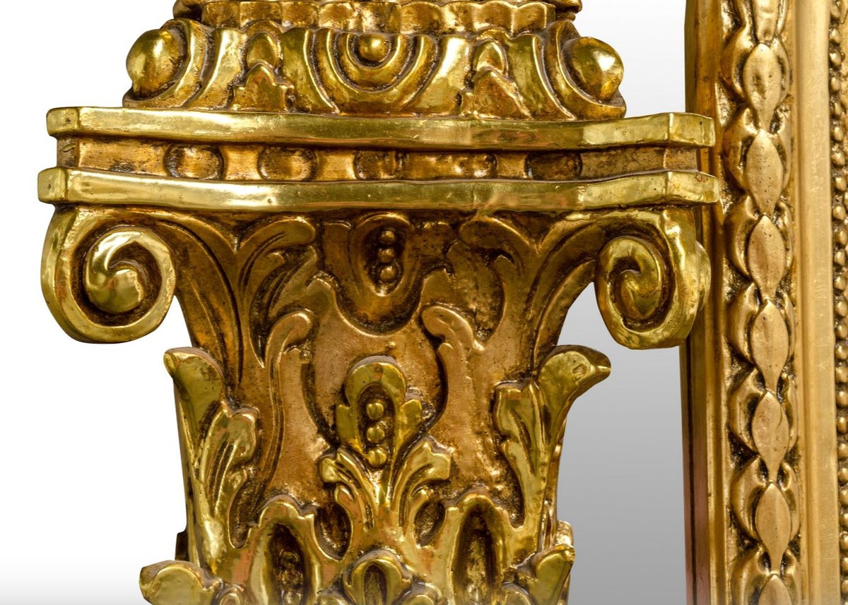 Pompöös by Barock Standspiegel Gold 134 x H. 257 cm - Handgeschnitzt - Harald Glööckler Spiegel