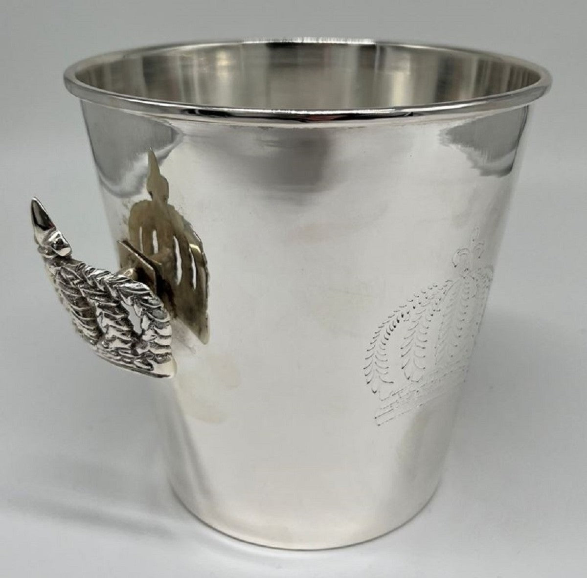 Pompöös by Luxus Barock Champagnerkühler Krone Silber H. 14 cm - designed by Harald Glööckler