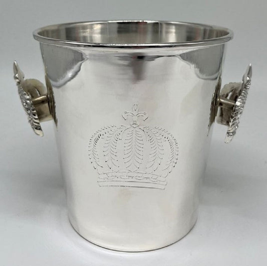 Pompöös by Luxus Barock Champagnerkühler Krone Silber H. 14 cm - designed by Harald Glööckler