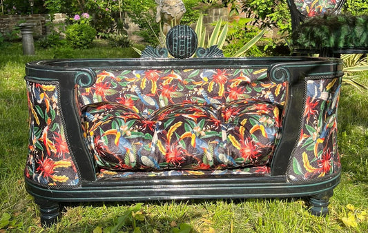 Pompöös by Luxus Barock Hunde & Katzenbett Bunt / Schwarz