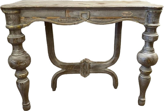 Pompöös by Luxus Landhausstil Konsole Provence Antik Grau 100 cm - Designed by Harald Glööckler