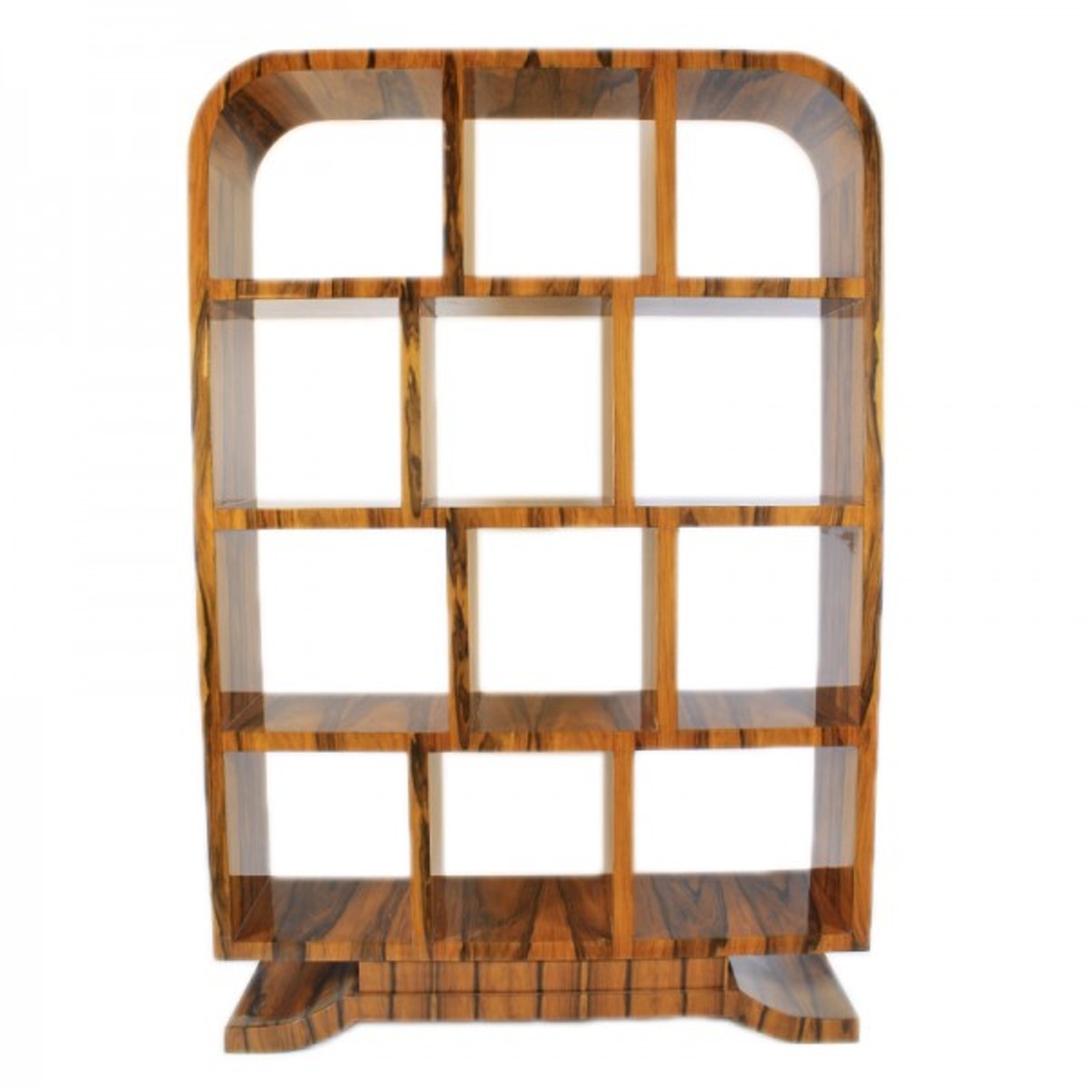 Art Deco Bücherregal Mahagoni - Artdeco Bücher Schrank Regalsystem Möbel Antik Stil