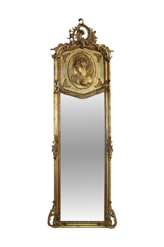 Antikstil Spiegel 55 x H. 160 cm - Barock Wandspiegel