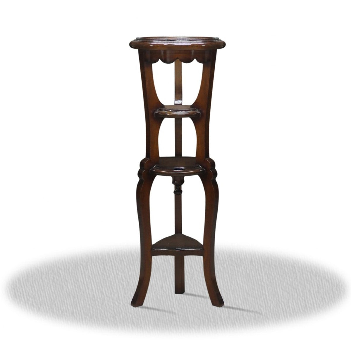 Barock Beistelltisch 35 x 35 x H. 110 cm - Antik Beistelltisch