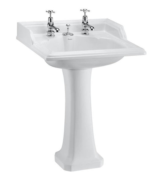 Art Deco Waschbecken mit 2 Hahnlöchern - Hotel Restaurant Möbel